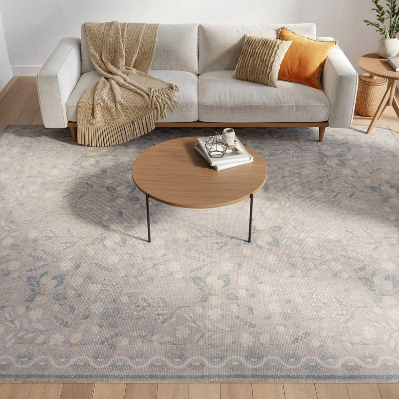 Elara Grey Multicolor Area Rug