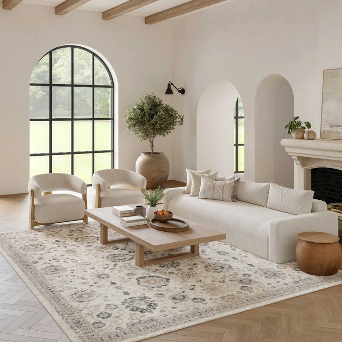 Tessa Ivory Multicolor Area Rug