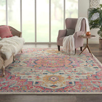 Sprout Ivory/Pink Area Rug
