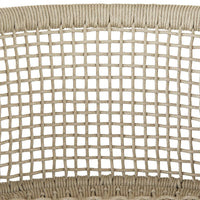 Enzo Buff Plain Weave Outdoor Counter Stool