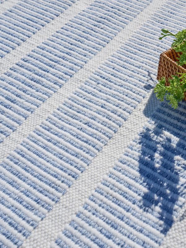 Miami Light Blue Outdoor Area Rug - Elegance Collection