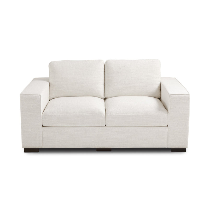 Vianna Grey Linen Loveseat