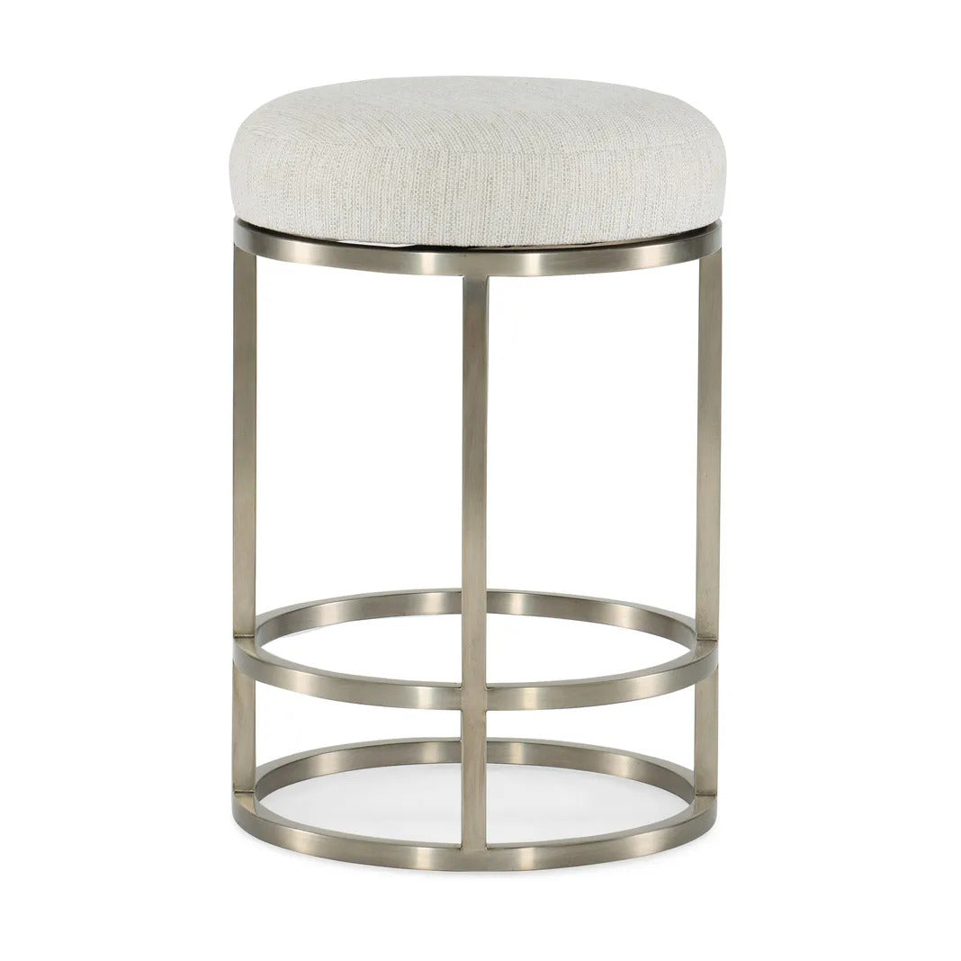 Tribeca Upholstered Champagne Counter Stool