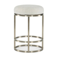 Tribeca Upholstered Champagne Counter Stool