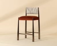 Bayard Two-Tone & Dark Bronze Counter Stool