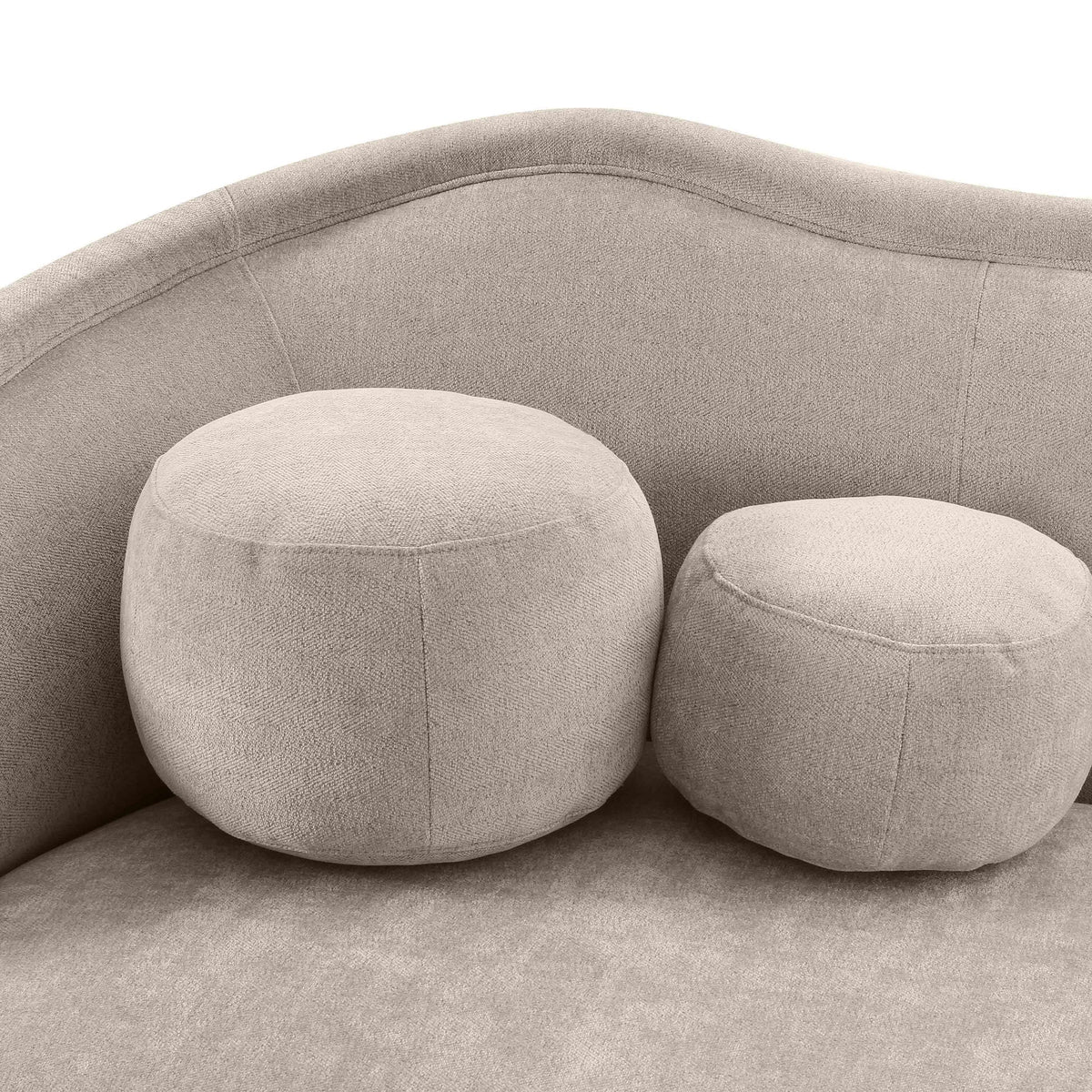 Libby 92.5” Taupe Performance Velvet Sofa