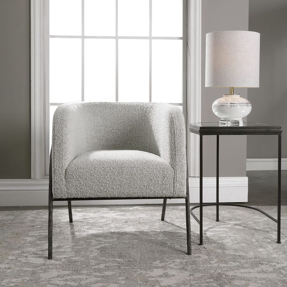 Netta Gray Accent Chair
