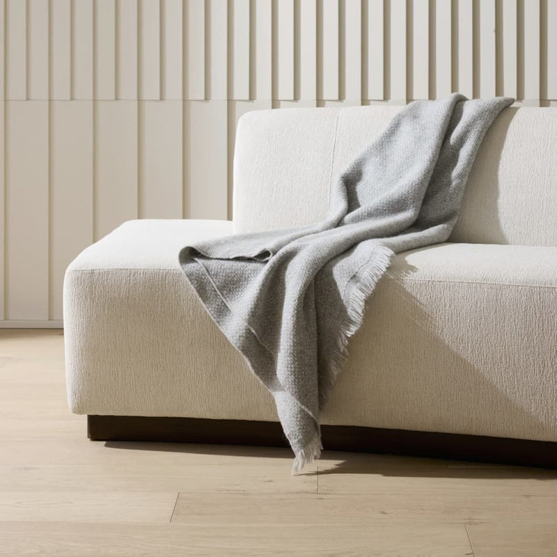 Islander Vanilla Performance Bouclé Sofa (Right & Left Available)