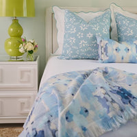 Capri Breeze Blue Decorative Pillow (4 Sizes Available)