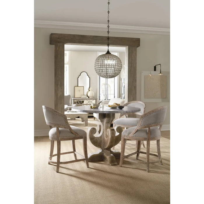 Banks Linen Barrel Back Dining Chair