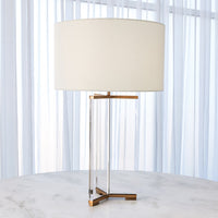 Verica Antique Brass Table Lamp