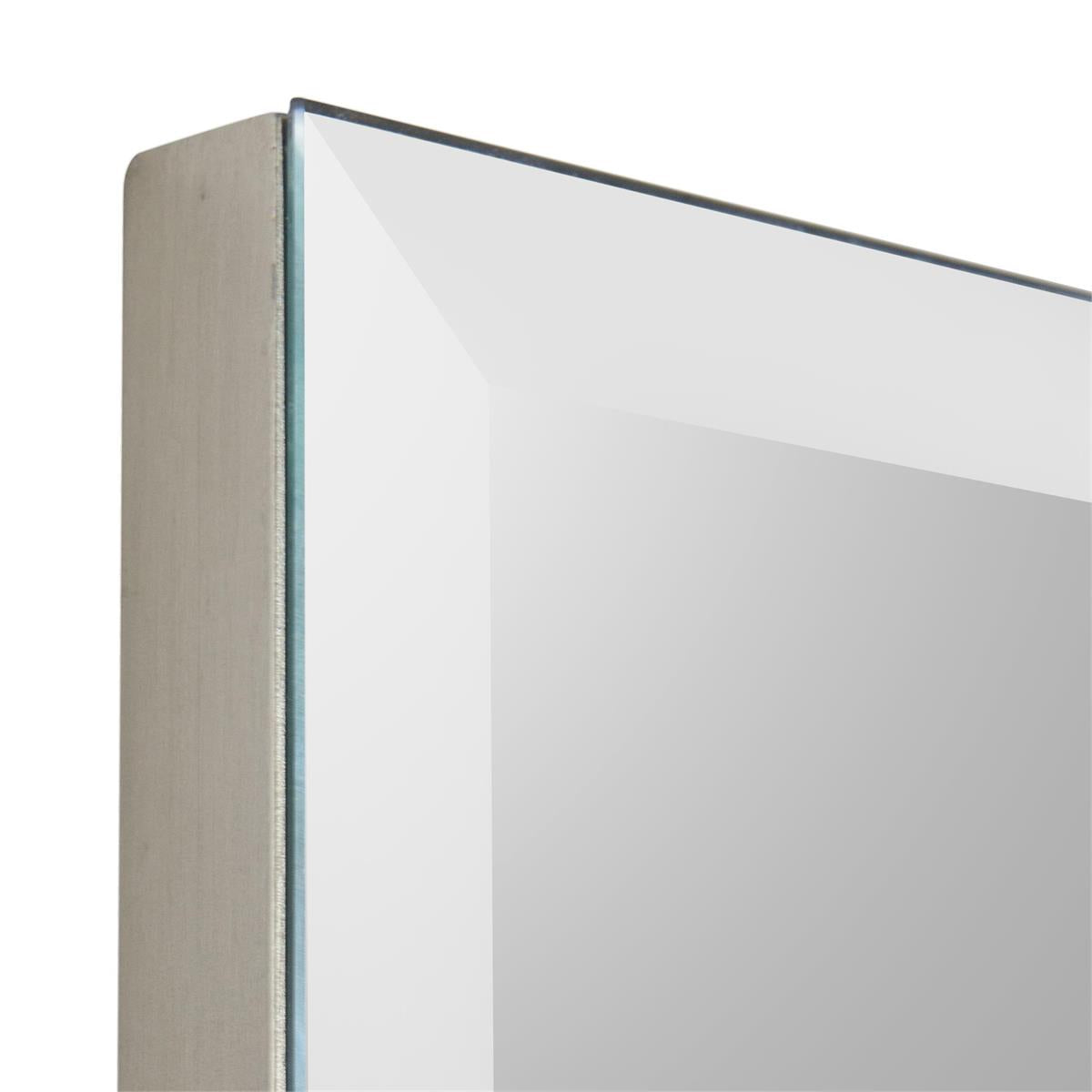 Kai Silver Abstract Mirror