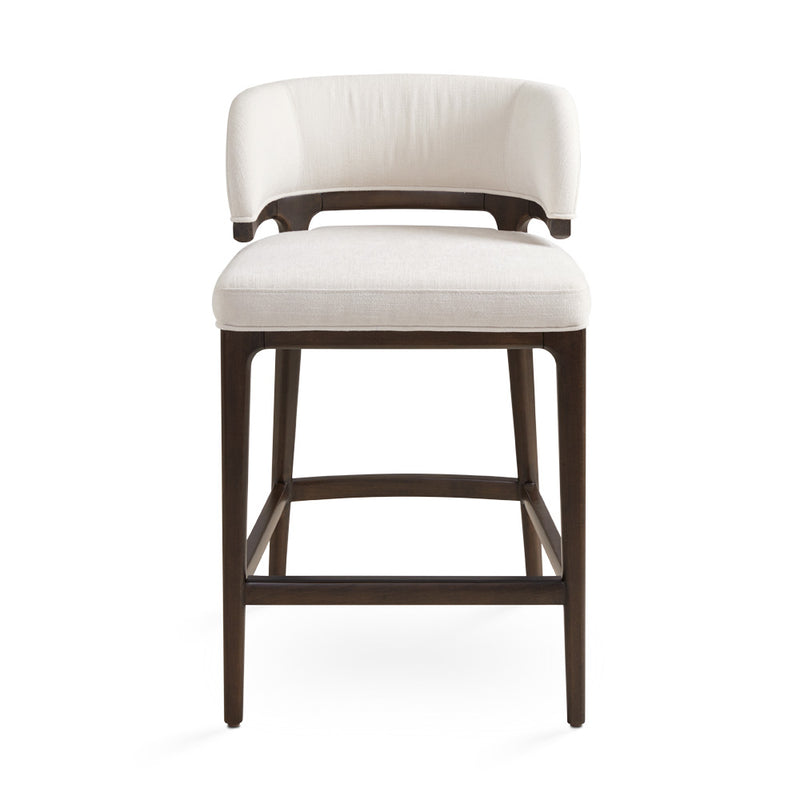 Lucian Ivory Linen Counter Stool