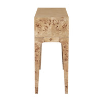 Ardia Honey Blonde Burl Console Table