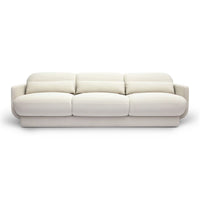 Arnaldo Cream Velvet Sofa