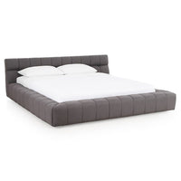 Diva Modern Tufted Grey Bed