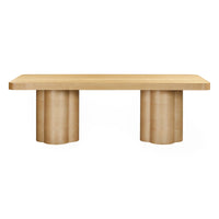 Elliana 90" Natural Ash Dining Table