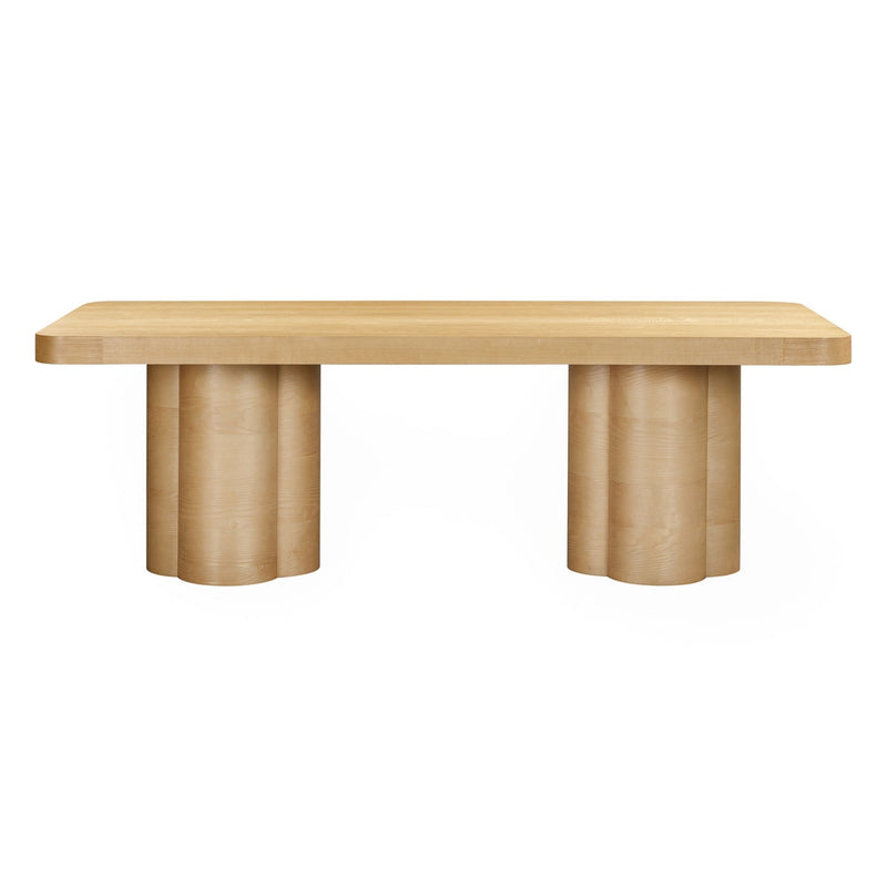 Elliana 90" Natural Ash Dining Table