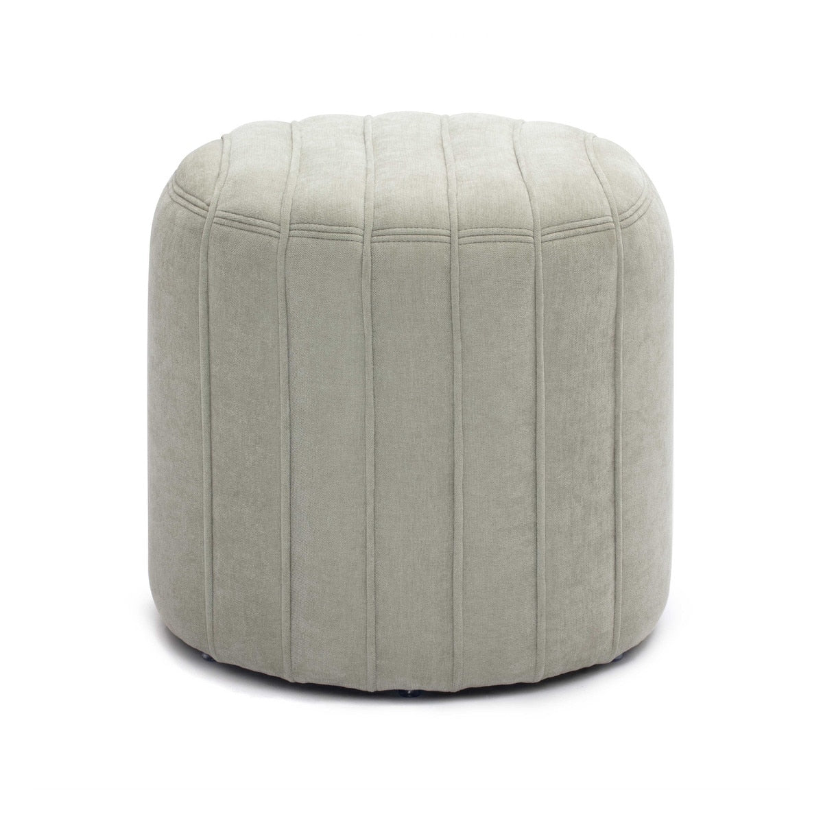 Addison Mint Green Chenille Ottoman
