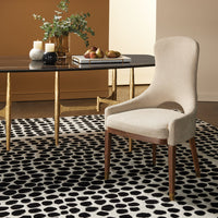 Lola Stain Resistant Boucle Dining Chair