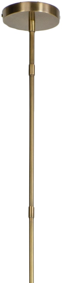Bronson Glass & Brass Pendant