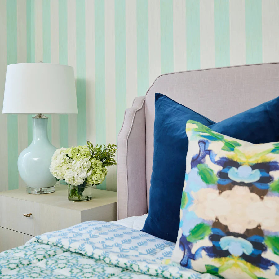 Serenity Blue Velvet Pillow (3 Sizes Available)