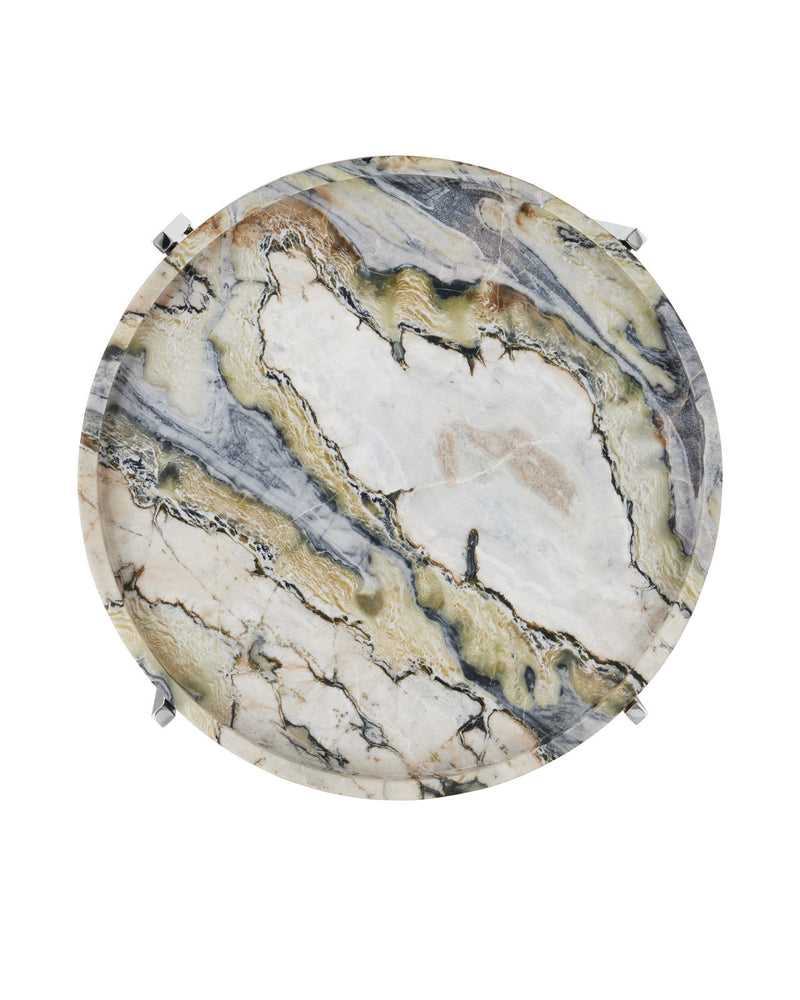 Livia Jade Marble Accent Table