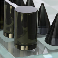 Black & Amber Chess Board