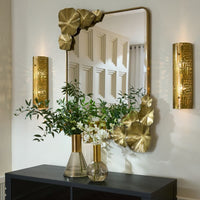 Ismerie Gold Lily Pad Mirror