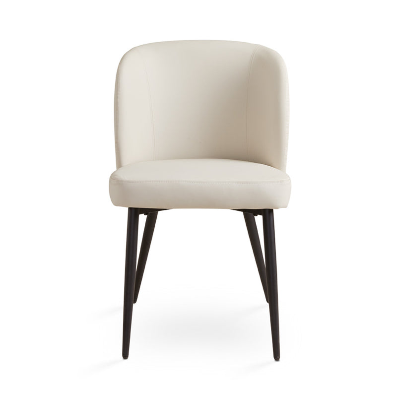 Anita Taupe Faux Leather Dining Chair