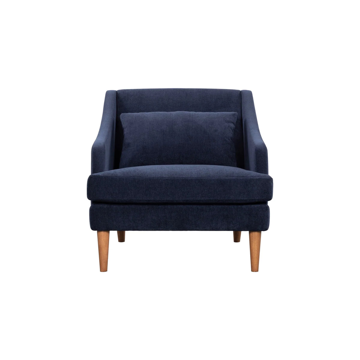 Brittlyn Navy Chenille Accent Chair