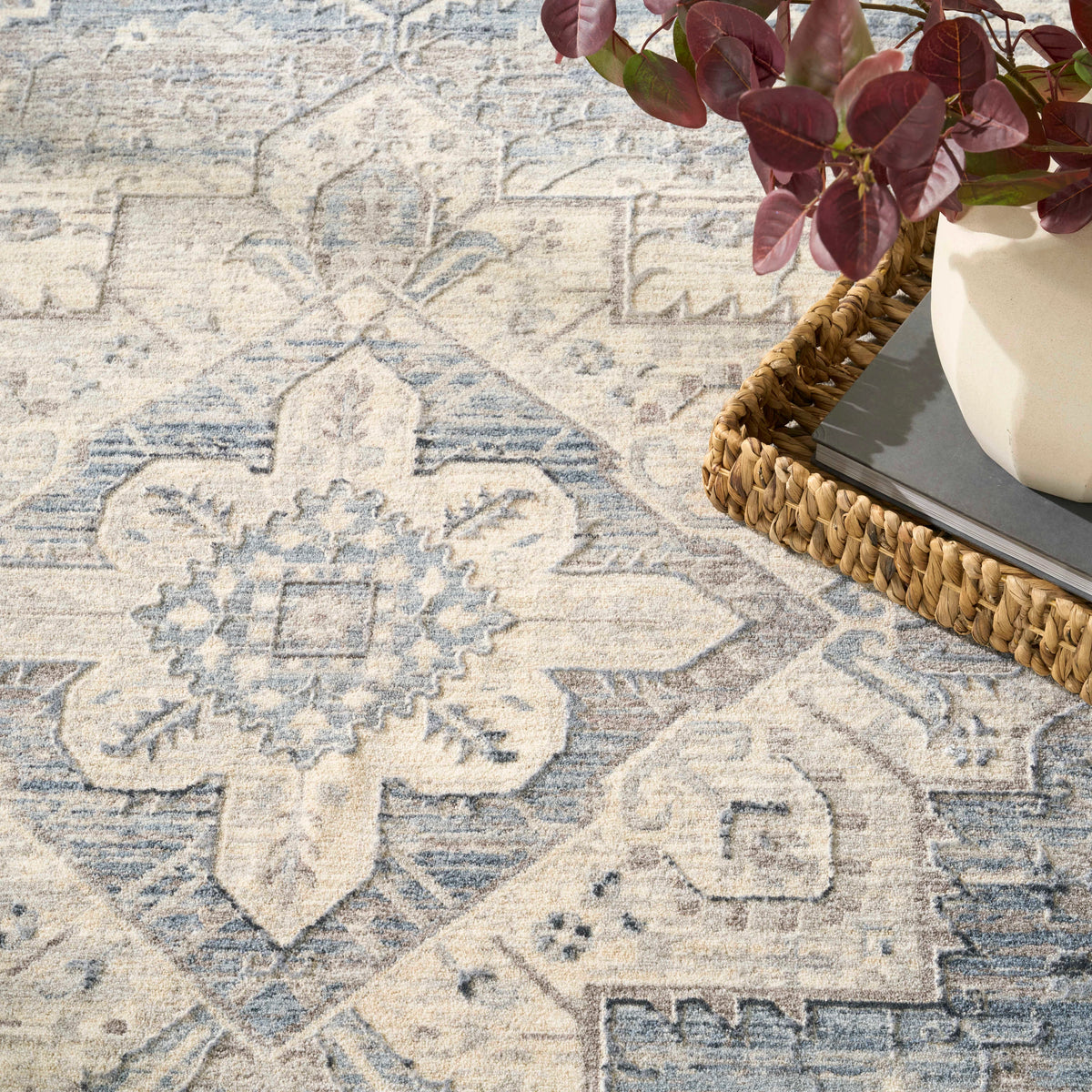 Delphine Blue Area Rug