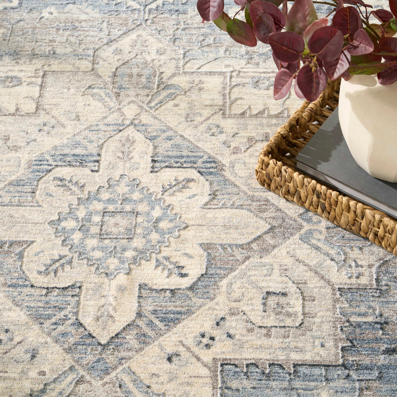 Delphine Blue Area Rug