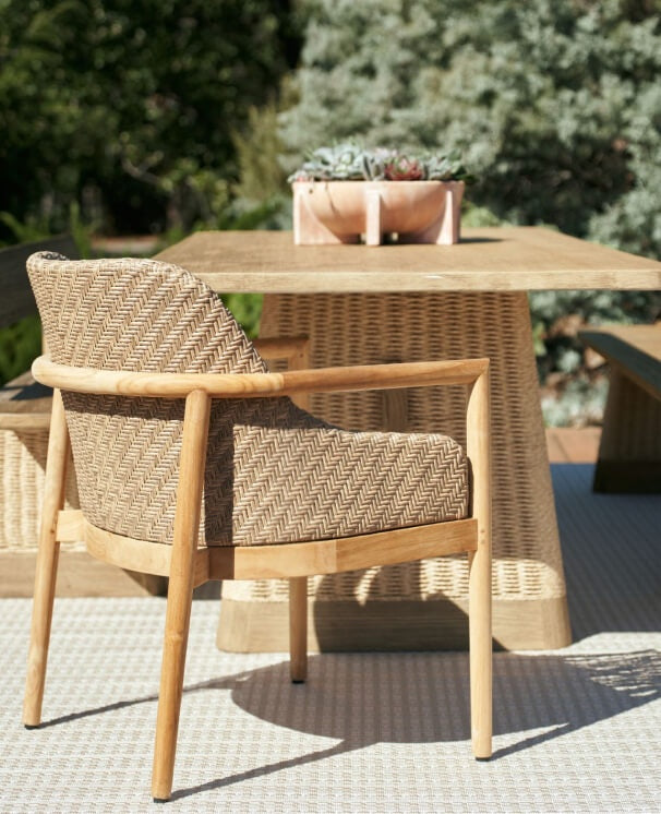 Chilton Performance Boucle Outdoor Dining Chair
