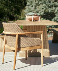 Chilton Performance Boucle Outdoor Dining Chair