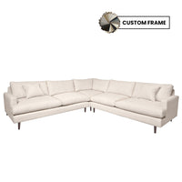 Bronia 111" Beach Alabaster Sectional Sofa