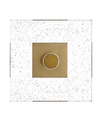 Adeline Crystal & Brass Martini Table