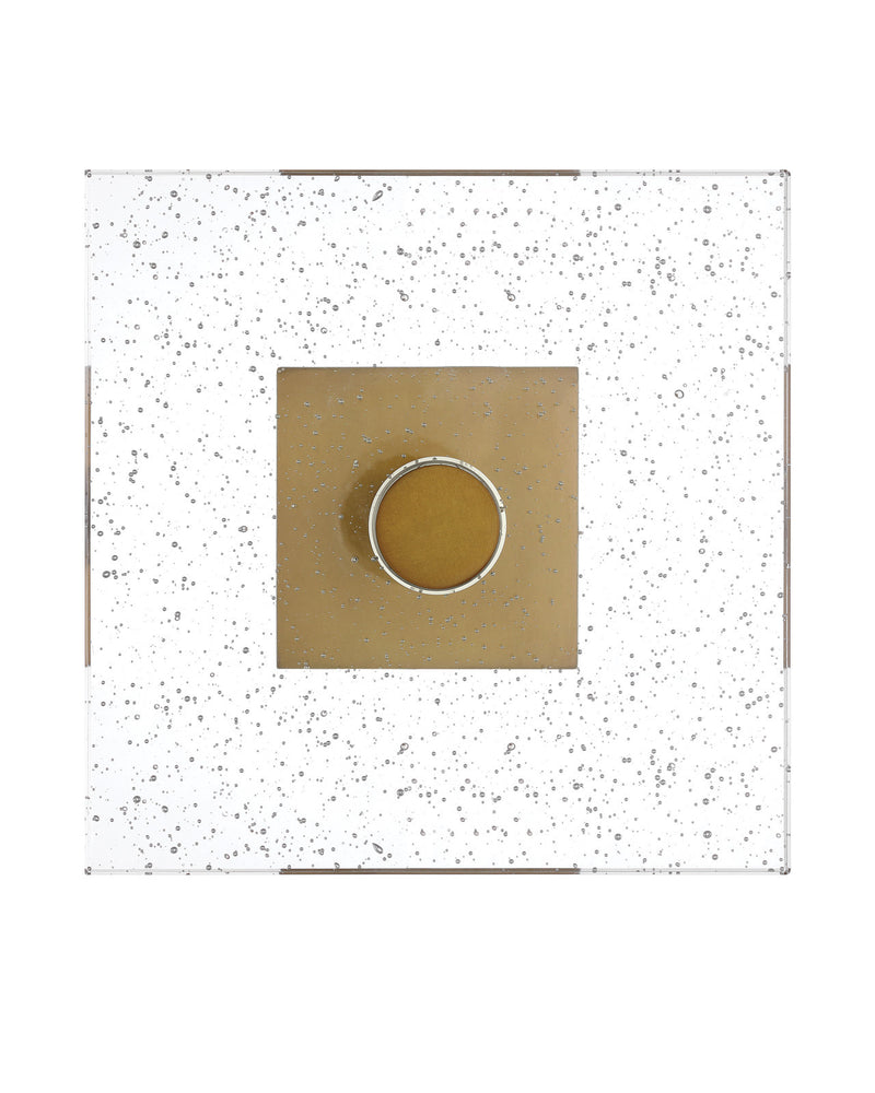 Adeline Crystal & Brass Martini Table