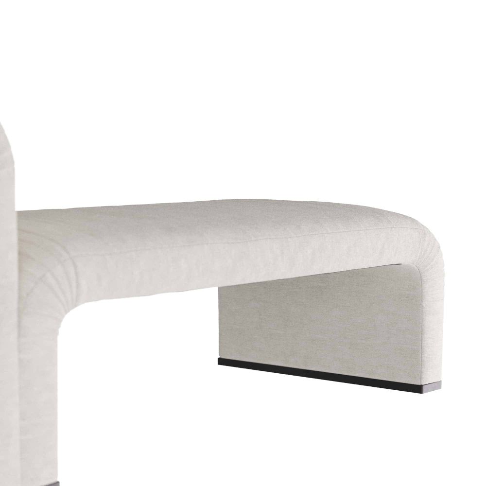 Weaver 68" Polar Boucle Chaise
