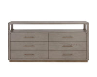 Danette Greige & Brass Dresser