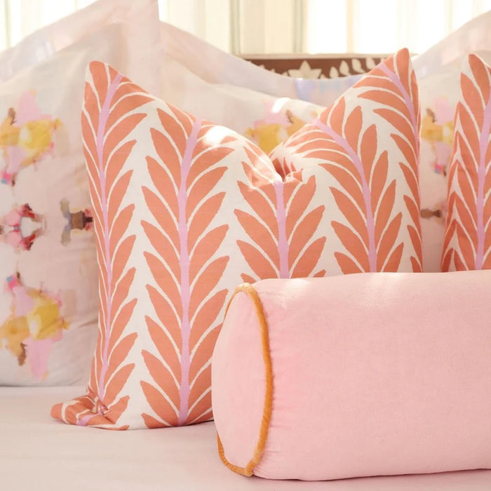 Caroline Orange Decorative Pillow (4 Sizes Available)