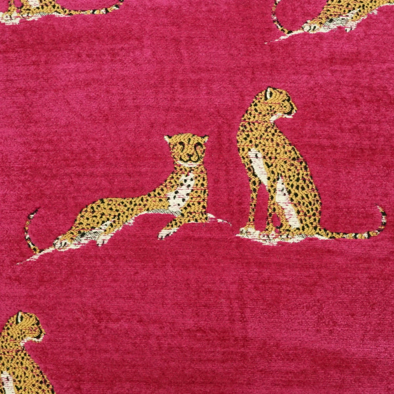 Spotted Superior Quality Luxurious Fuchsia Pillow