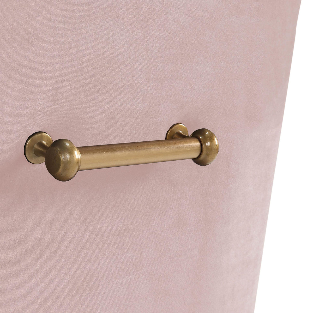 Prado Blush Velvet With Gold Frame Chair - Luxury Living Collection