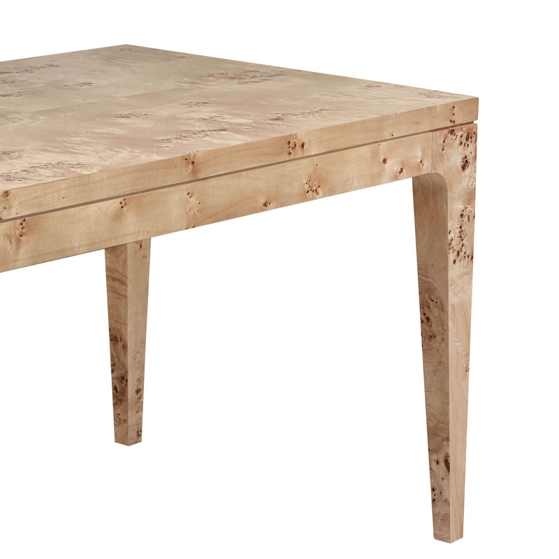 Ardia Honey Blonde Burl Dining Table