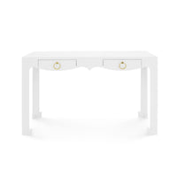 Maylee White Console Desk