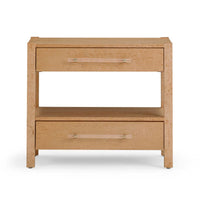 Blythe Birdseye Maple 2-Drawer Nightstand