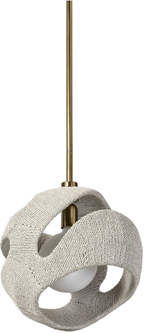 Corsica White & Gold Pendant (3 Sizes Abvailable)