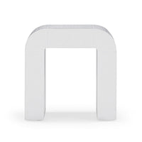 Lamisa White Accent Table