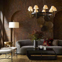 Emilee 108" Sharkskin Velvet Grey Ash Sofa