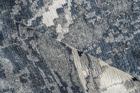 Audrina Silver/Dark Grey Artist's Area Rug